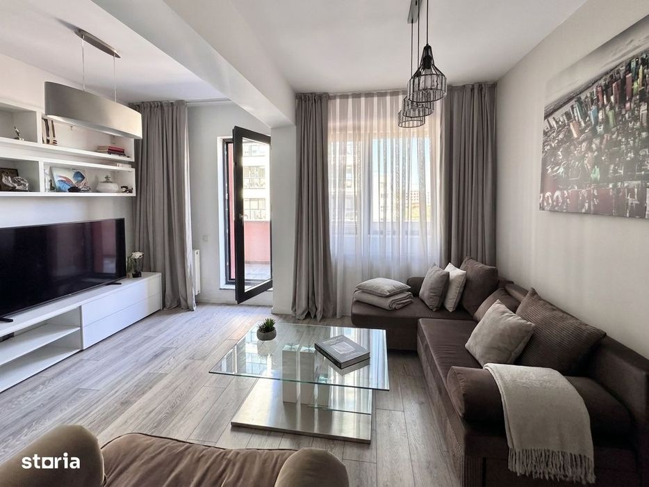 2 Camere, terasa spectaculoasa | 95,4 mp | Pipera Rond OMV | Parcare s