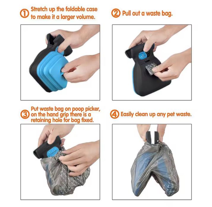 Poop Scoop-dispozitiv pentru strans excrementele catelului