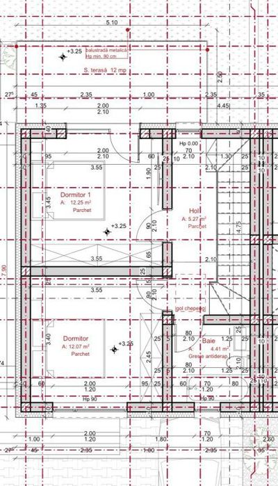 Casa insiruita moderna, eficienta energetica A+,  80 mp utili, teren 1