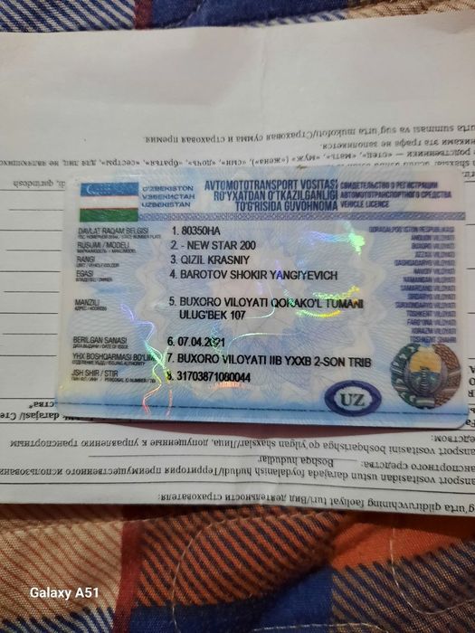 NEW STAR ZO'R Xolatda.