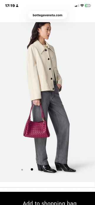 Естесвена кожа и велур Bottega veneta