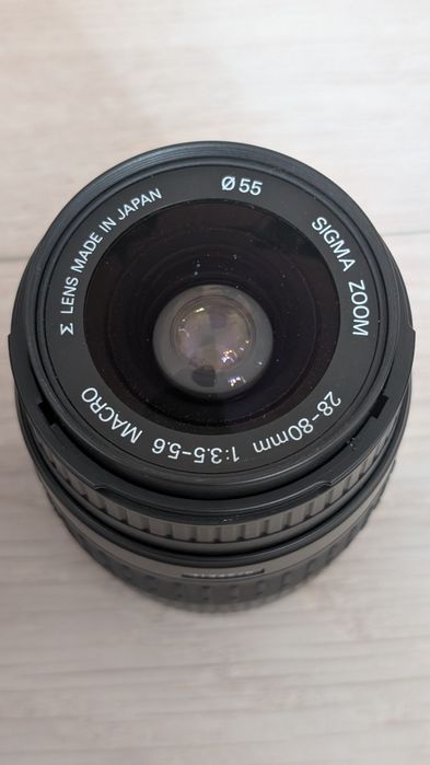 Объектив Sigma Zoom 28-80mm f3.5-5.6 Macro совместим с Canon EF.