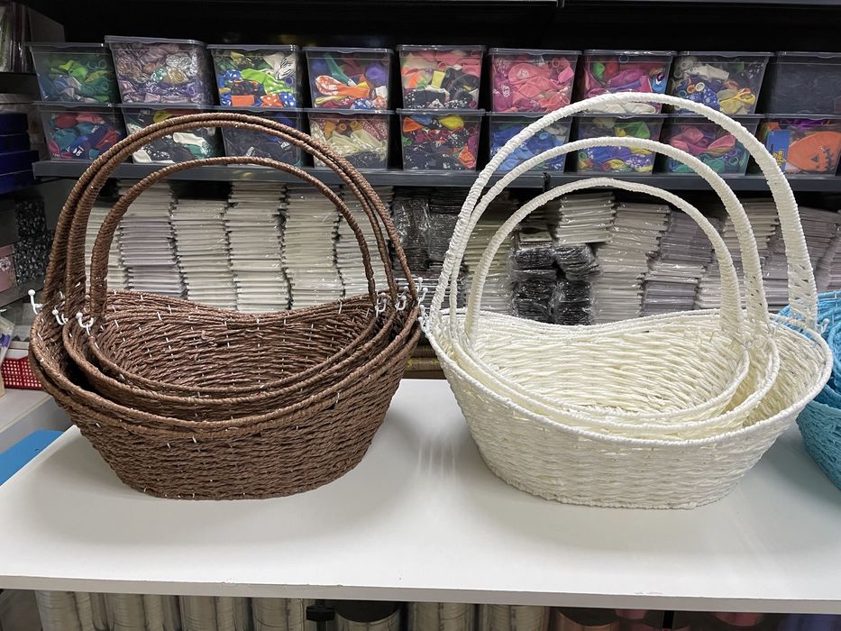 Корзины цветные