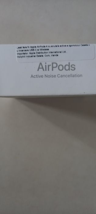Căști Apple Airpods 4,Active Noise Cancellation