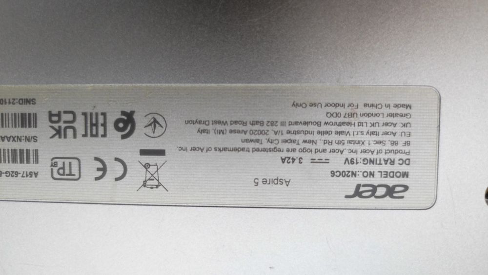 Acer Aspire 5 pentru piese