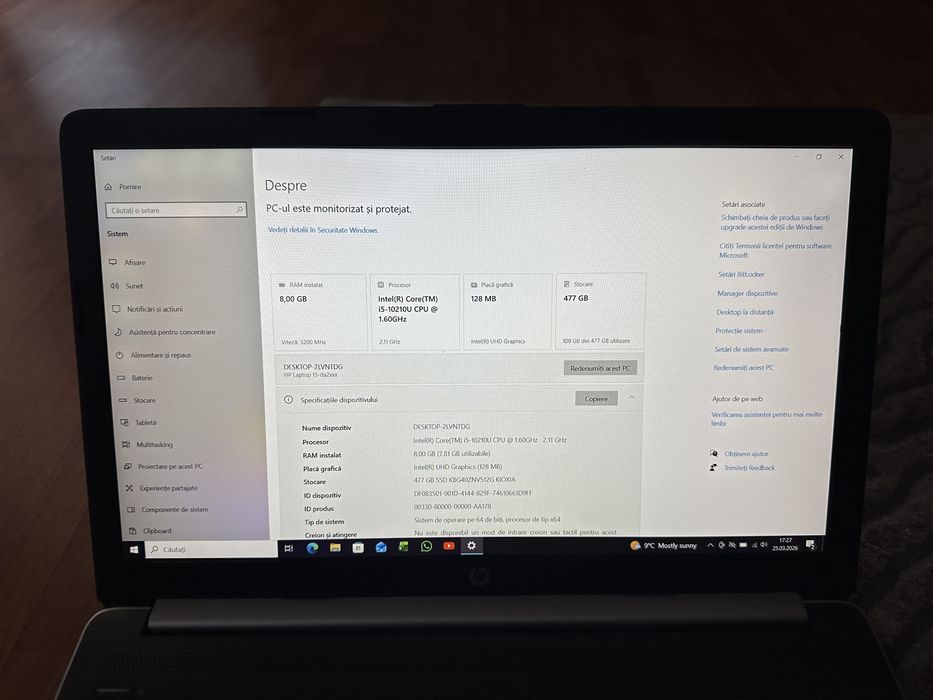 Laptop HP in stare buna!