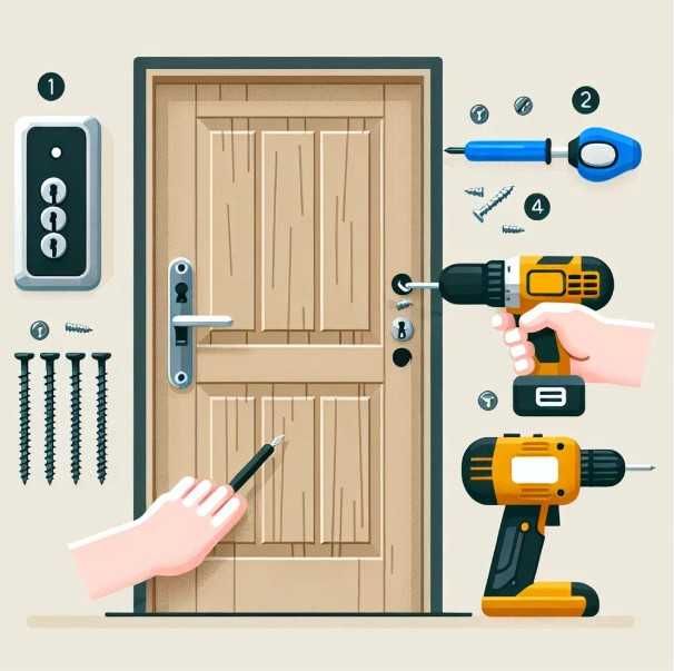 Установка, монтаж любых smart замков