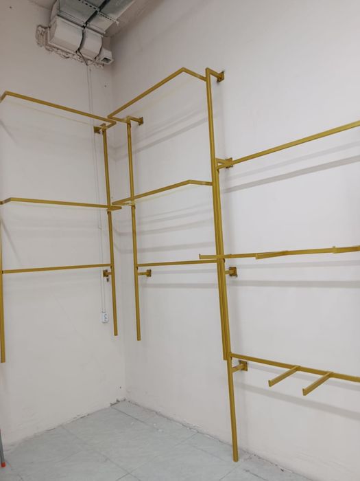 Стеллаж витрина зеркала