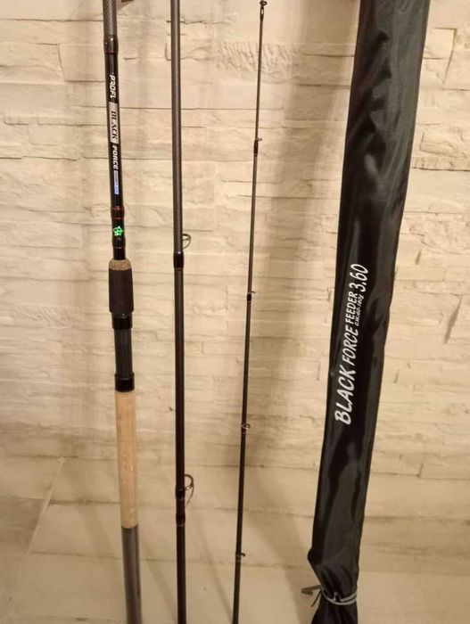 Set 2 FL BLACK FORCE 3.90 Actiune 60-180 + 2 Mulinete Fl 6000