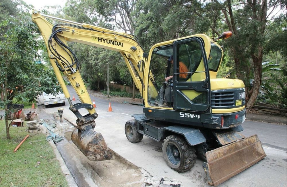 Mini Ekskavator xizmati gidromolot spes texnika katlavan kopat