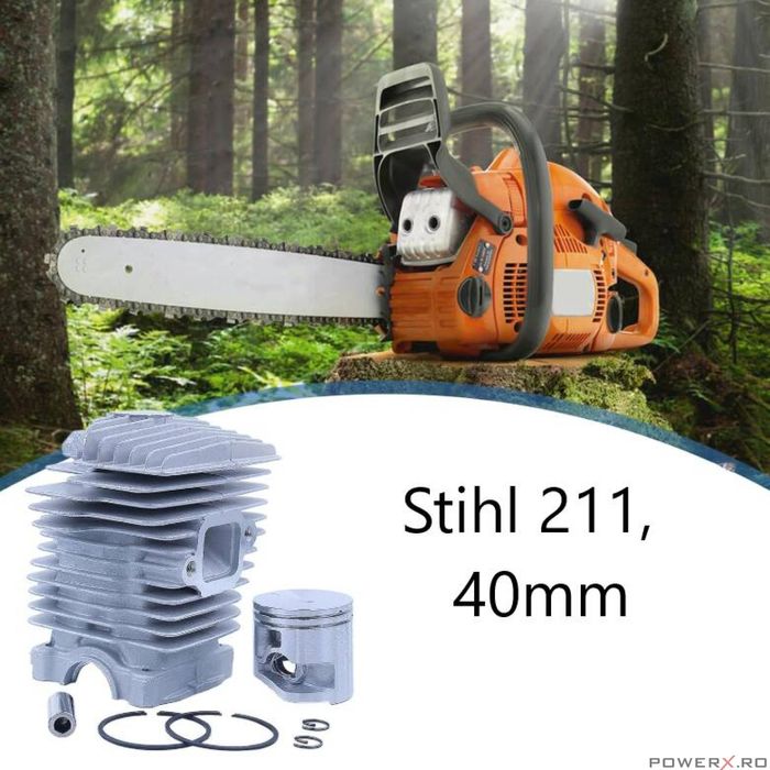 Set motor, kit cilindru pentru drujba ST 211, 40 mm, PowerX