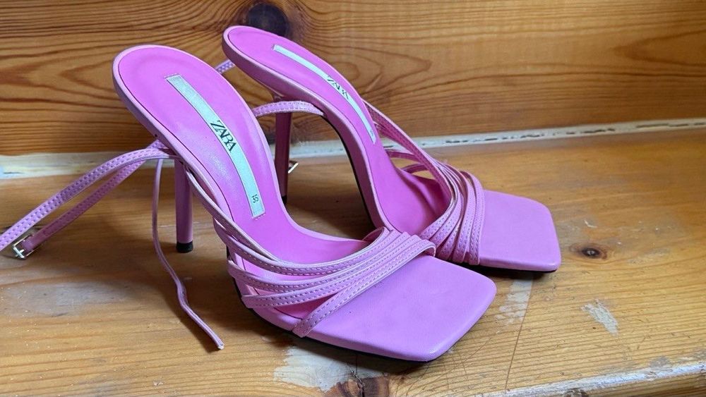 Сандали на ток Zara, 35