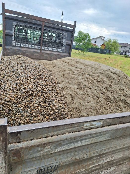 Nisip sort margaritar balast piatra concasata pământ galben nisipos
