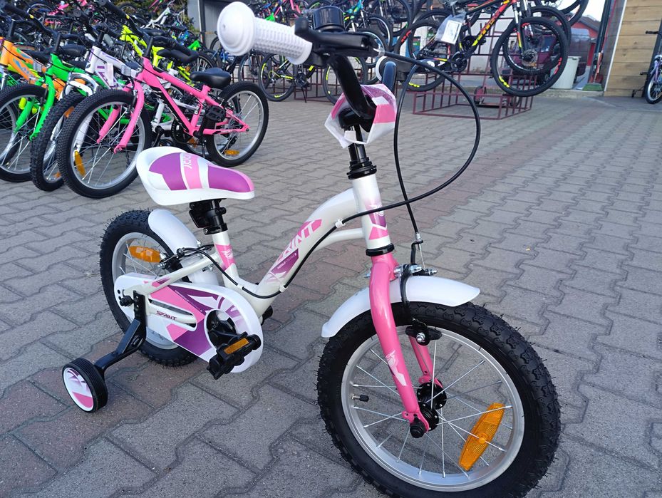 Велосипед 14" ALICE бял