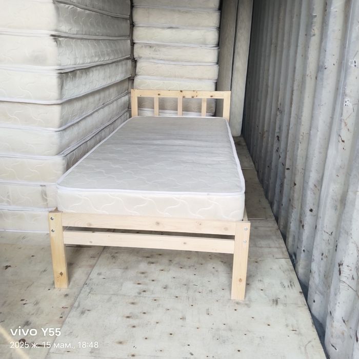 Деревянные односпальные кровати