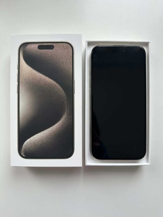 iPhone 15 pro, Natural Titanium, 128GB