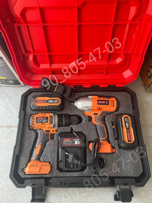 набор инструментов 2в1 шуруповёрт/Гайковерт/перфоратор