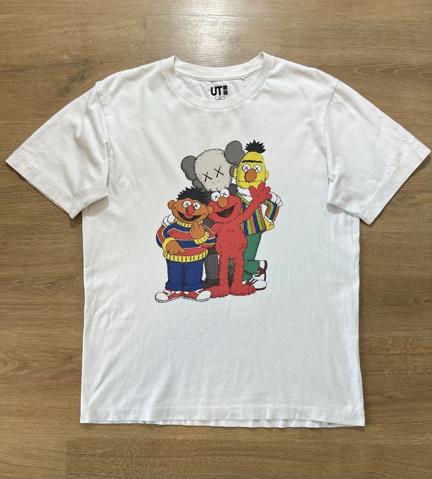 Kaws x Sesame Street мъжка тениска S-M