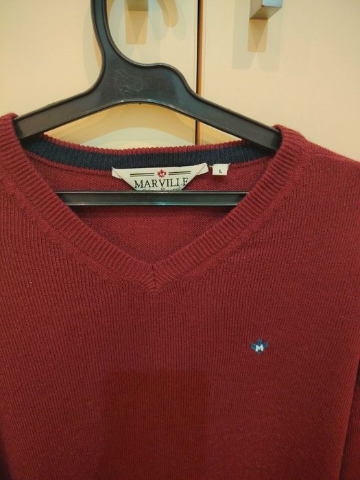 Pulover barbatesc, Marville, mas L, 90%bumbac și 20% lână