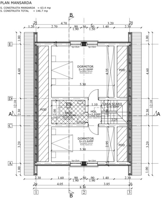 Casa P+M - comuna Pantelimon zona Rascoalei