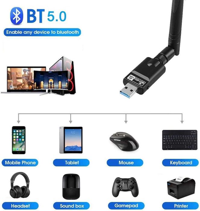 WiFi Dongle 1300Mbps