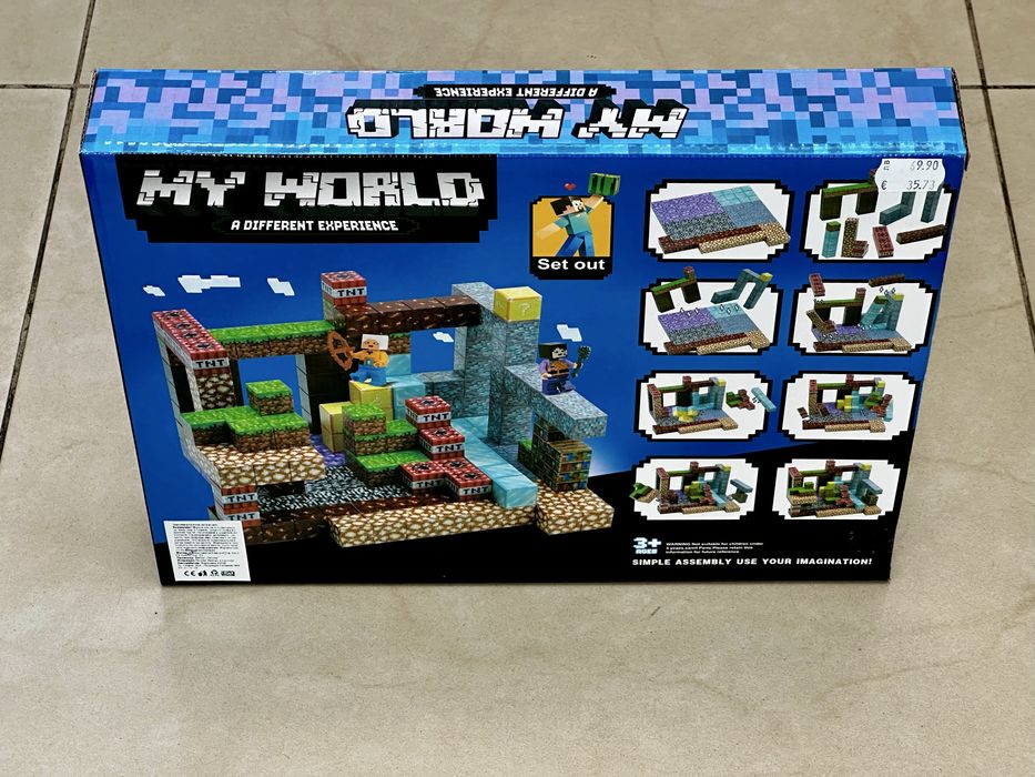 Магнитни блокчета Minecraft с фигури/Magnet blocks