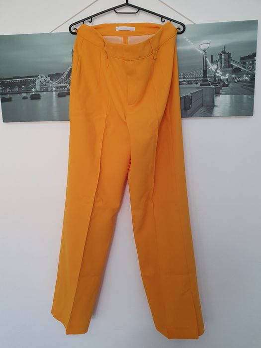 Pantaloni eleganți mango cu crăpături laterale marime 38