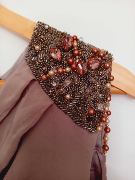 100% silk Нова рокля