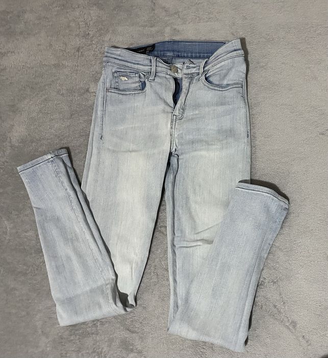 Blugi gri skinny Armani Exchange