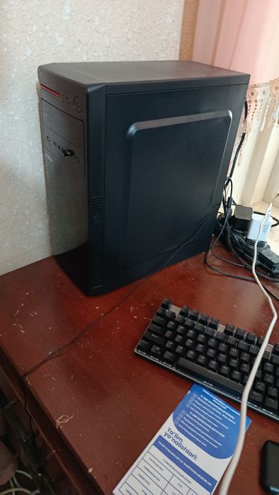 Sarlavha: Kuchli Gaming PC Sotiladi — RTX 5050 / i3-12100F / 27" Monit