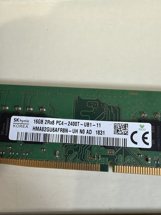 Memorie RAM DDR4 16GB Samsung + 8GB SK Hynix 2400MHz Desktop