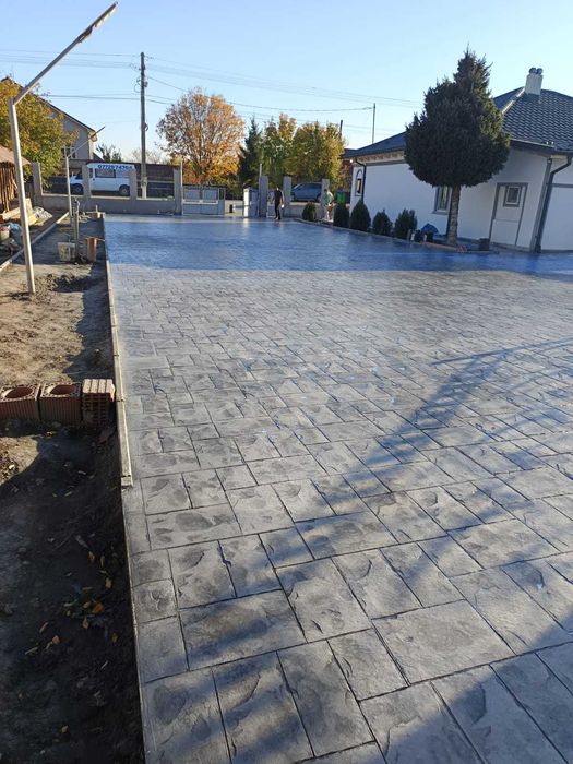 Executam beton amprentat în toată tara