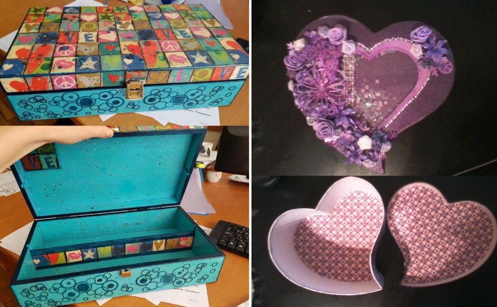 Ръчно изработени уникални картички, кутийки, покани и аксесоари