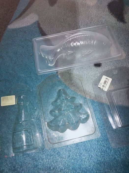 Формы силиконовые и пластик