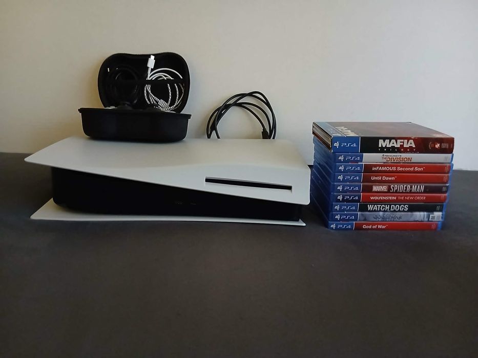 PlayStation 5 Disc Edition 825 GB + 9 игри