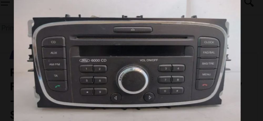 Radio / CD Ford Original ( 2007 /2011 ) Functional  !!!