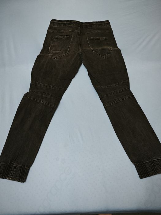 Мъжки дънки-джогър,черни,32/34