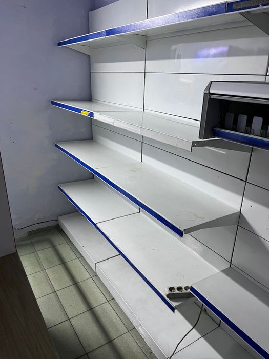 стеллажи железные