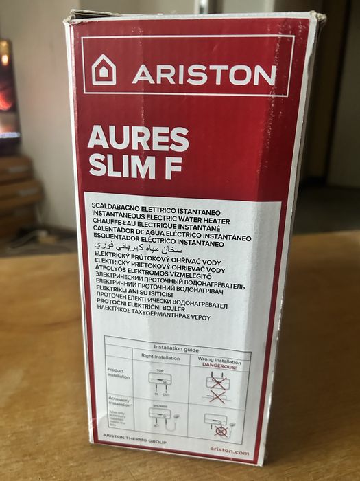Проточен бойлер Ariston aures sf 7 kw