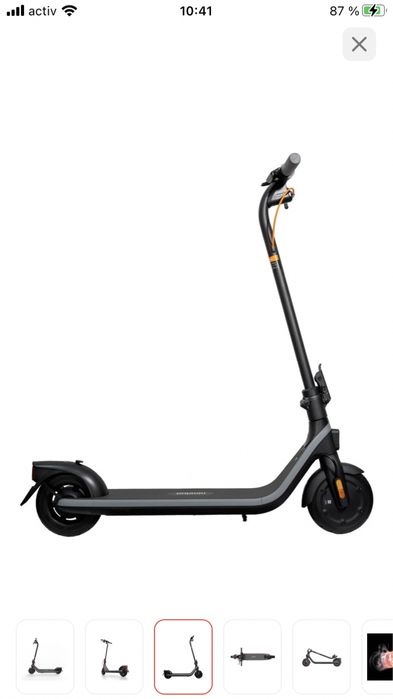 Электросамокат Ninebot KickScooter E2 Plus черный