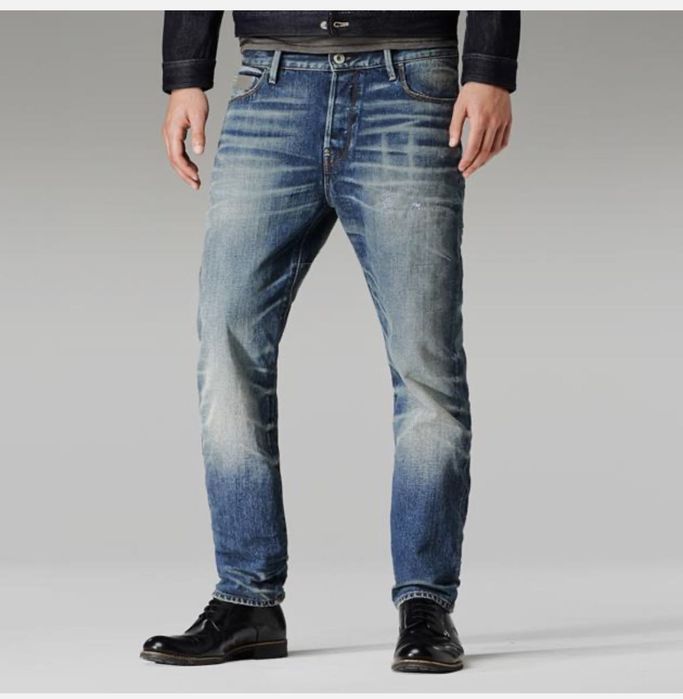 Мъжки дънки : G-Star Raw Herren Blades Tapered Jeans 33