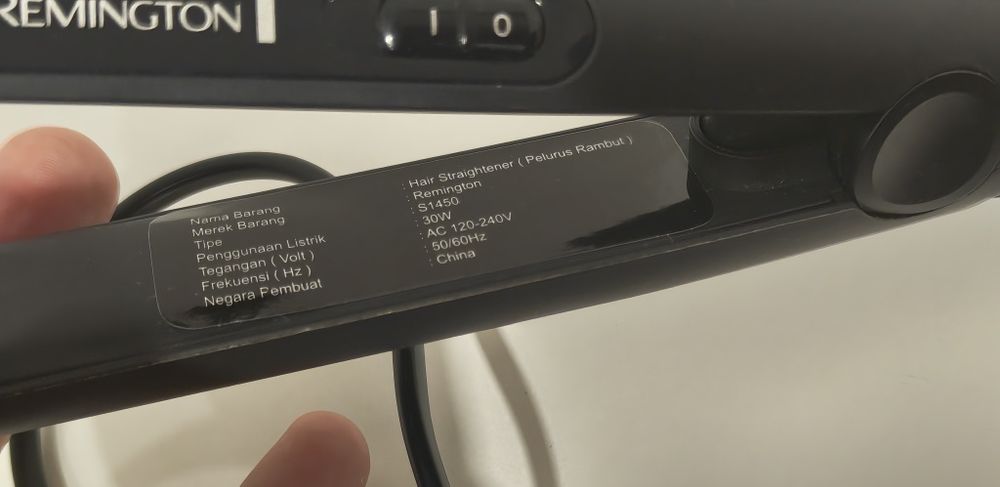 Placa de îndreptat părul Remington