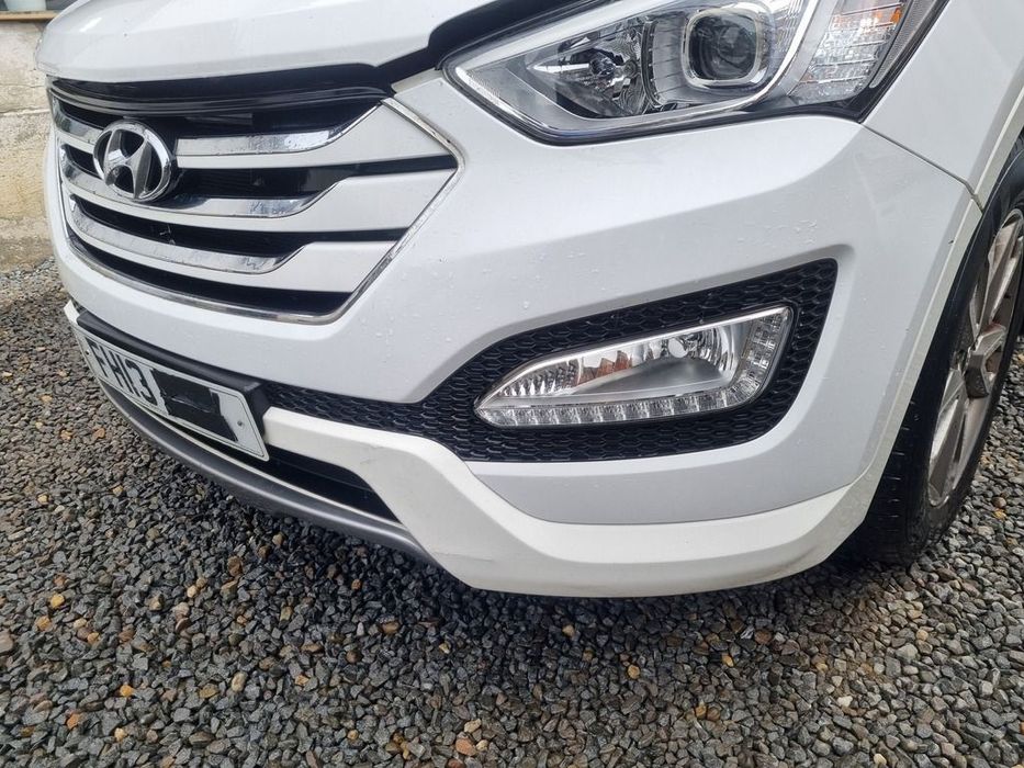 Bara fata Hyundai Santa Fe 3 2012 - 2016 Creamy White NCW (1351) model fara spalatoare far