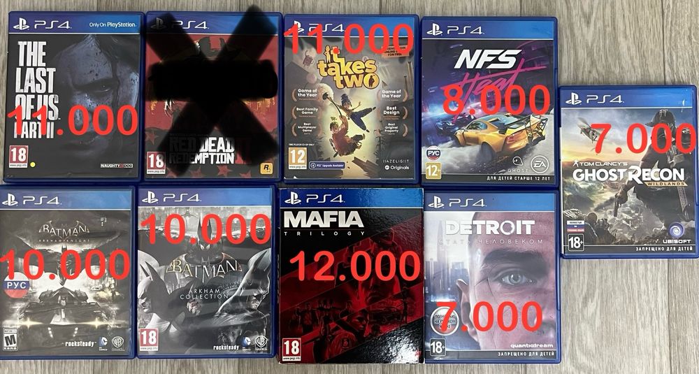 Игры на пс5 и ps4