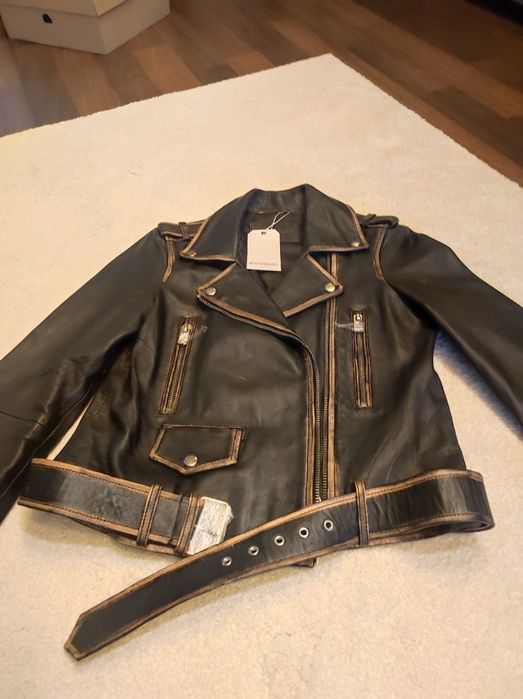 Дамско яке от естествена кожа