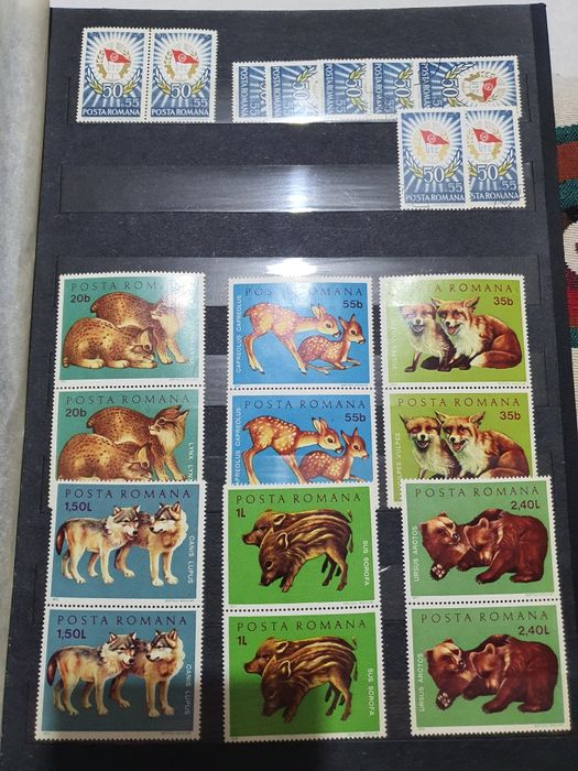 Timbre vechi ,colecția bunicului