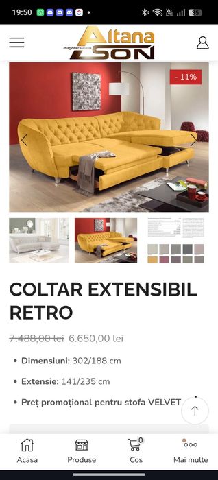 Colțar extensibil