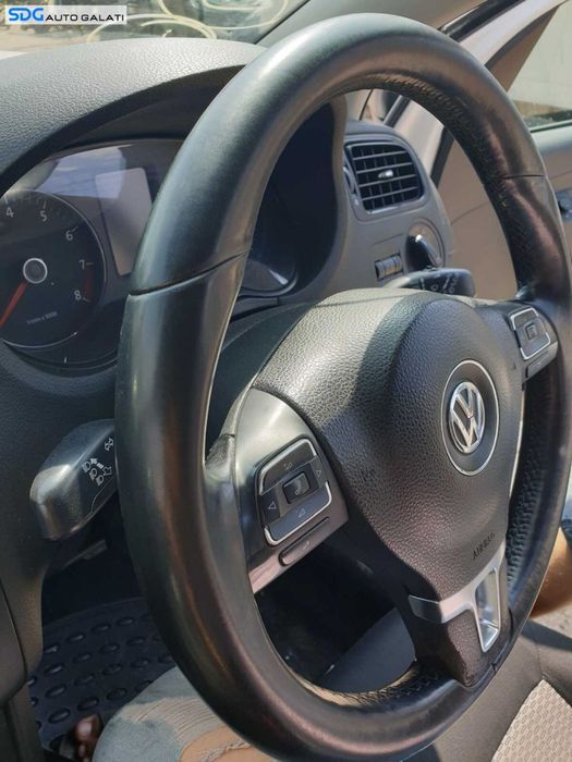 Volan Piele 3 Spite cu Comenzi FARA Airbag Volkswagen Polo 6R 2009 - 2016