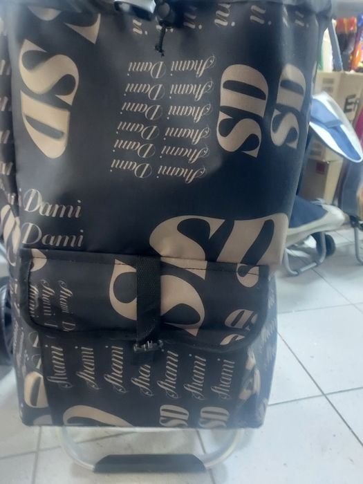 Carucior Mare (piata)cu roti 21cm solide cu rulment metalic