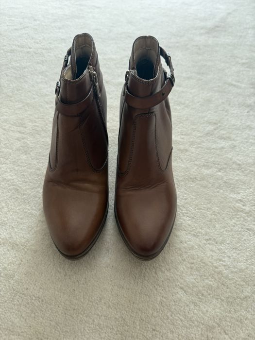 Botine dama elegante din piele naturală, marimea 38